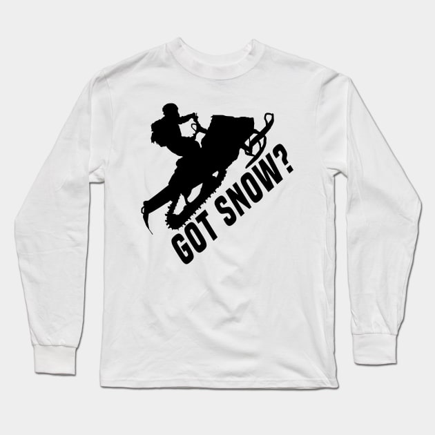 Snowmobiling Long Sleeve T-Shirt by Shiva121